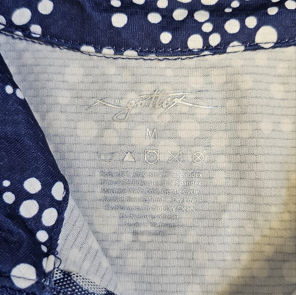 EUC Gottex Kate Mock Neck Half Zip Long Sleeve Top - Picture 3 of 7